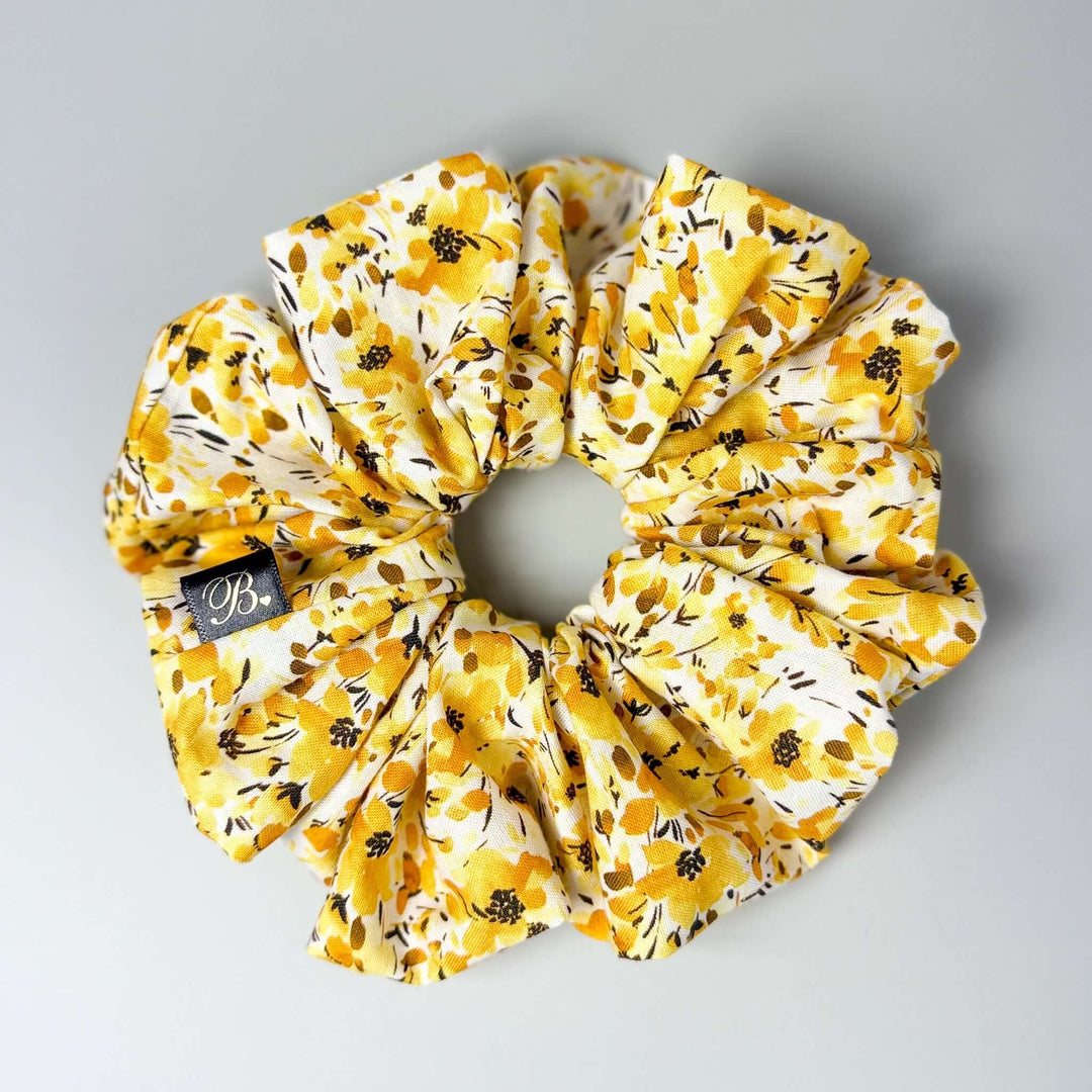 Cotton Scrunchie in Golden Petal