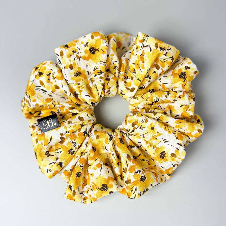 Cotton Scrunchie in Golden Petal