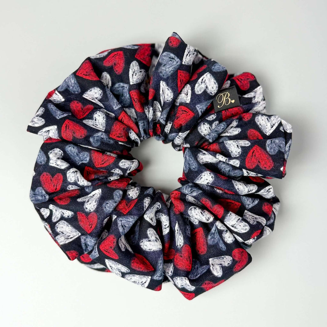 Cotton Scrunchie in Heartbreaker