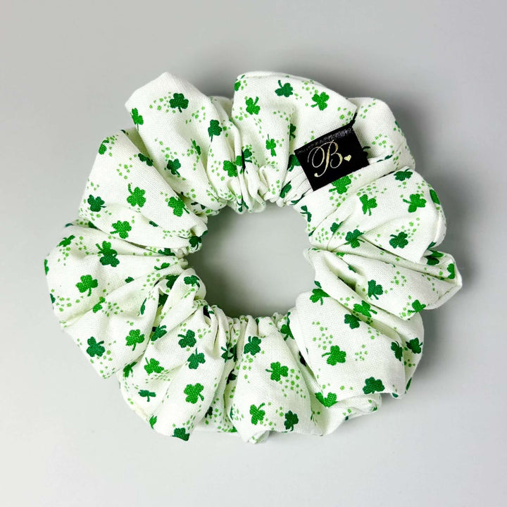 Cotton Scrunchie in Lucky Clover