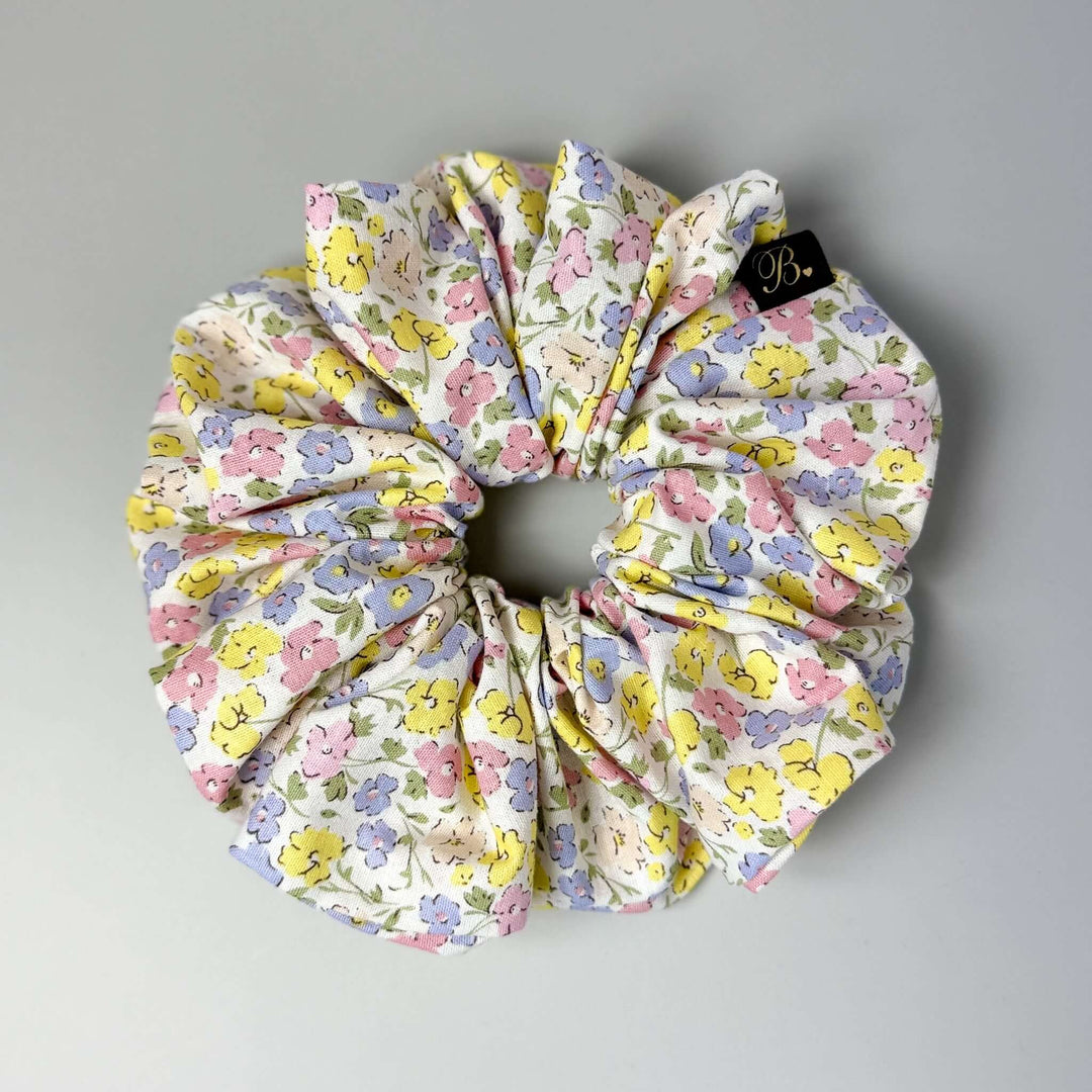 Cotton Scrunchie in Spring Fling