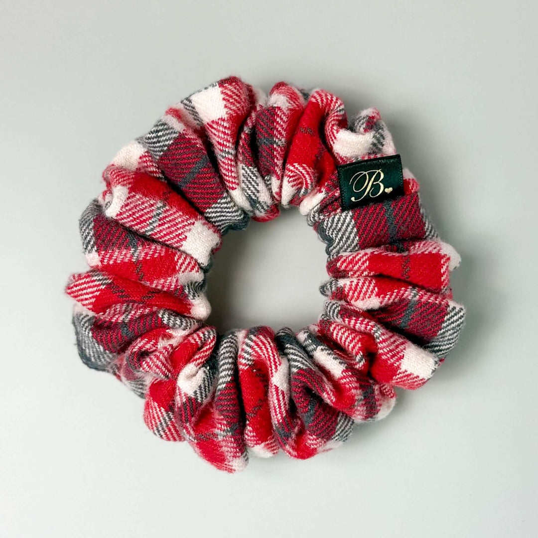 Flannel Scrunchie in Fireside