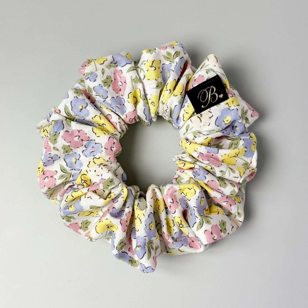 Cotton Scrunchie in Spring Fling