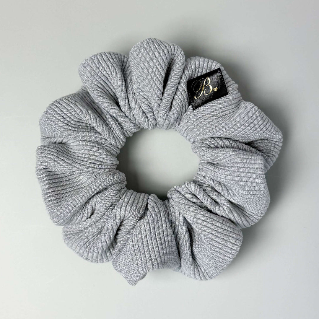 Ribbed Scrunchie in Stormy