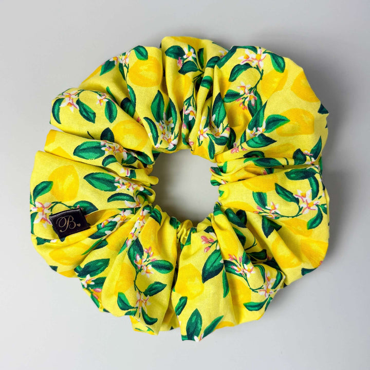 XL Cotton Scrunchie in Limoncello
