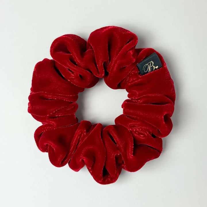 Microvelvet Scrunchie in Scarlet