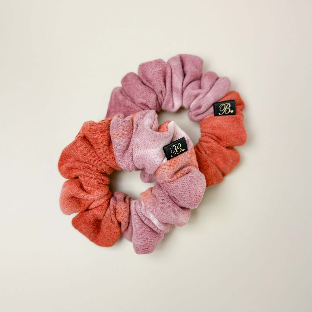 Cozy Sweater Scrunchie in Sunset