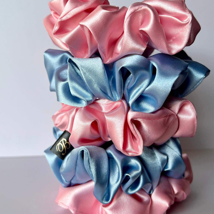 Satin Scrunchie in Pretty in Pink