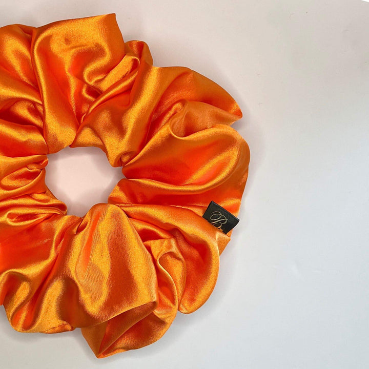 Satin Scrunchie in Clementine