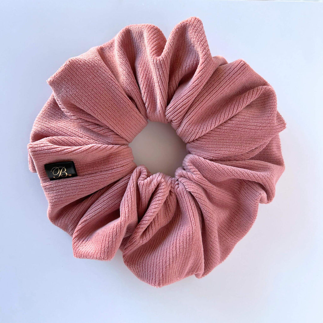 Softest Ribbed Scrunchie in Dusty Rose
