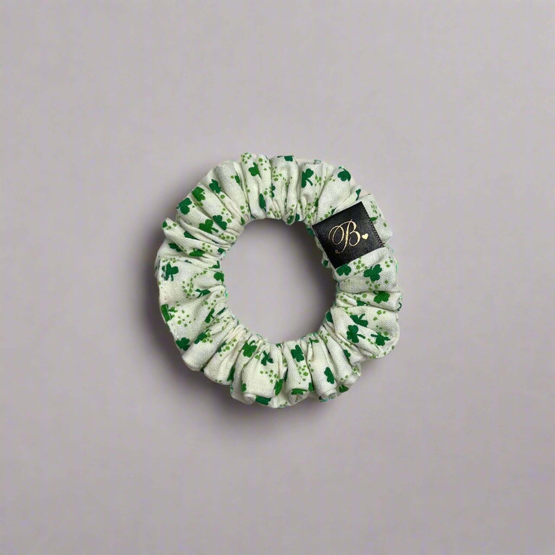 Cotton Scrunchie in Lucky Clover