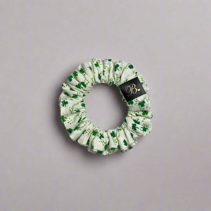 Cotton Scrunchie in Lucky Clover