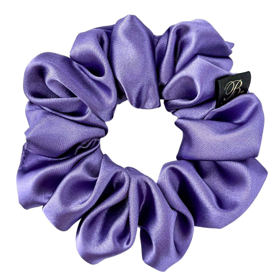 Satin Scrunchie in Amethyst
