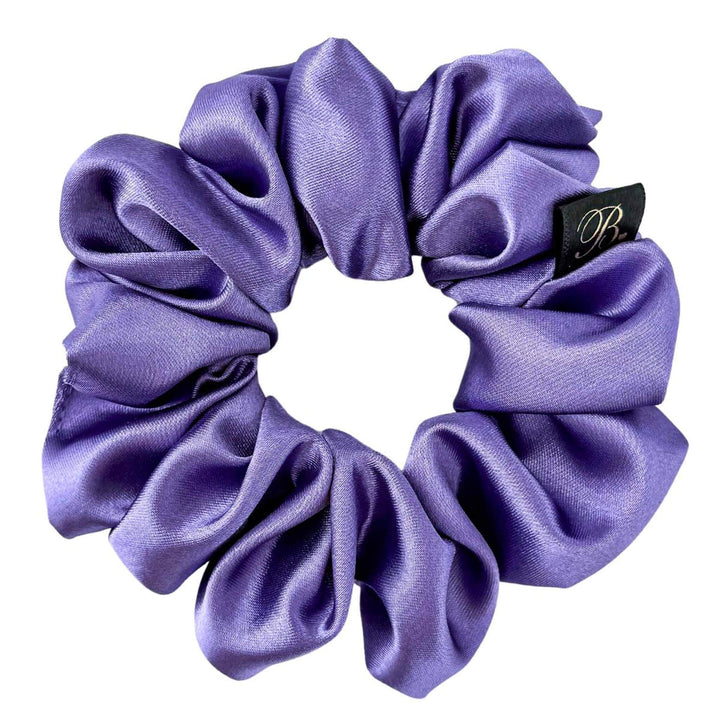 Satin Scrunchie in Amethyst
