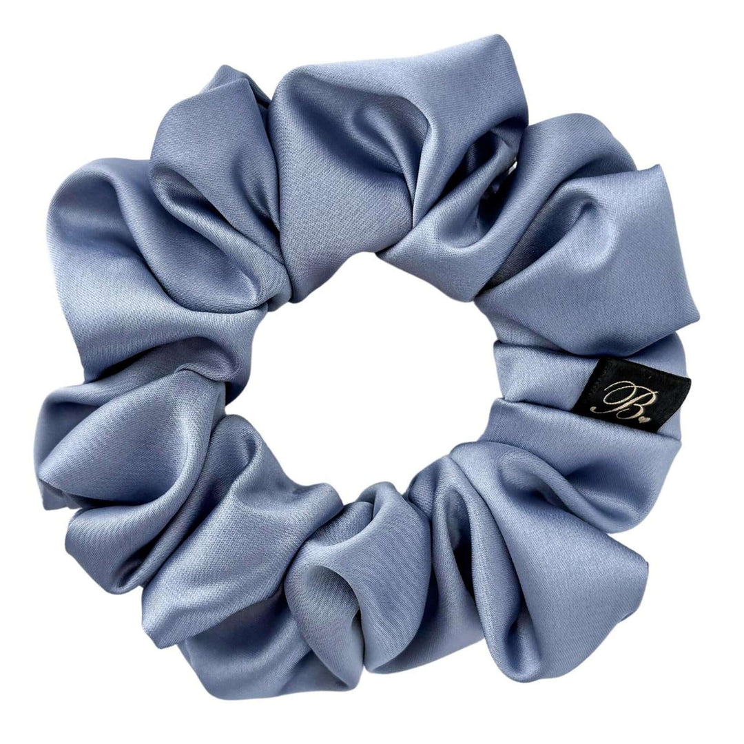 Satin Scrunchie in Celeste