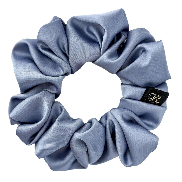 Satin Scrunchie in Celeste