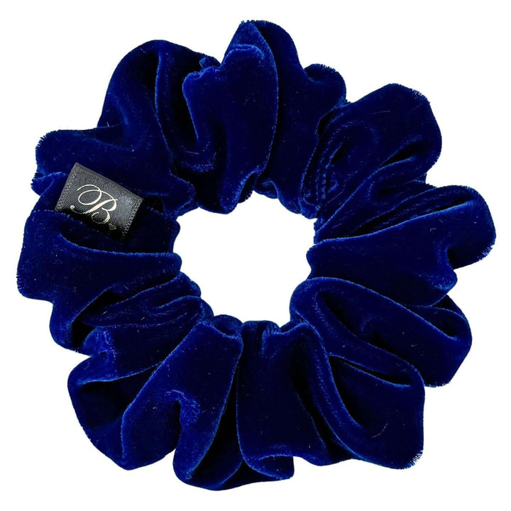 Microvelvet Scrunchie in Blue Velvet