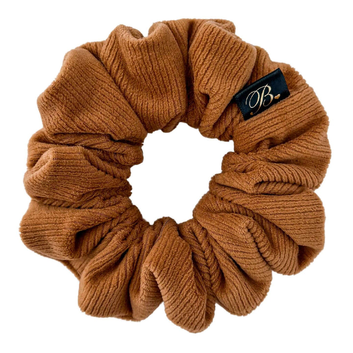 Softest Ribbed Scrunchie in Caramel
