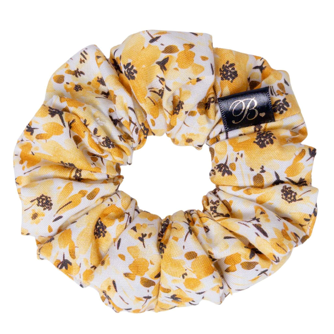Cotton Scrunchie in Golden Petal