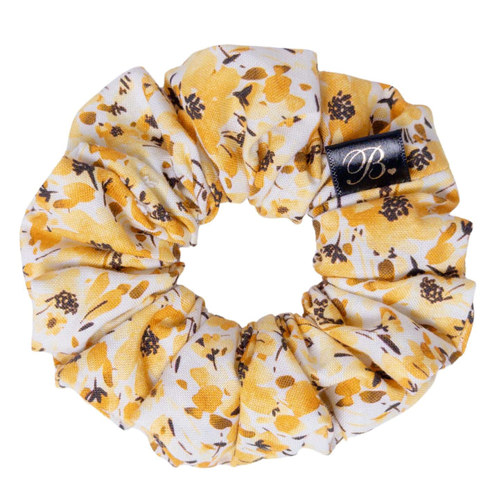 Cotton Scrunchie in Golden Petal