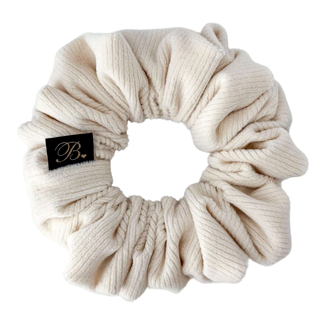 Softest Ribbed Scrunchie in Cream
