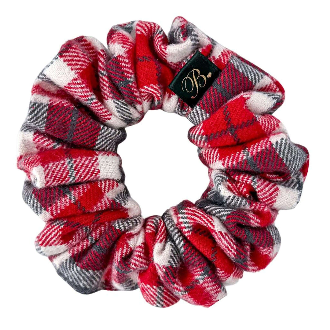 Flannel Scrunchie in Fireside