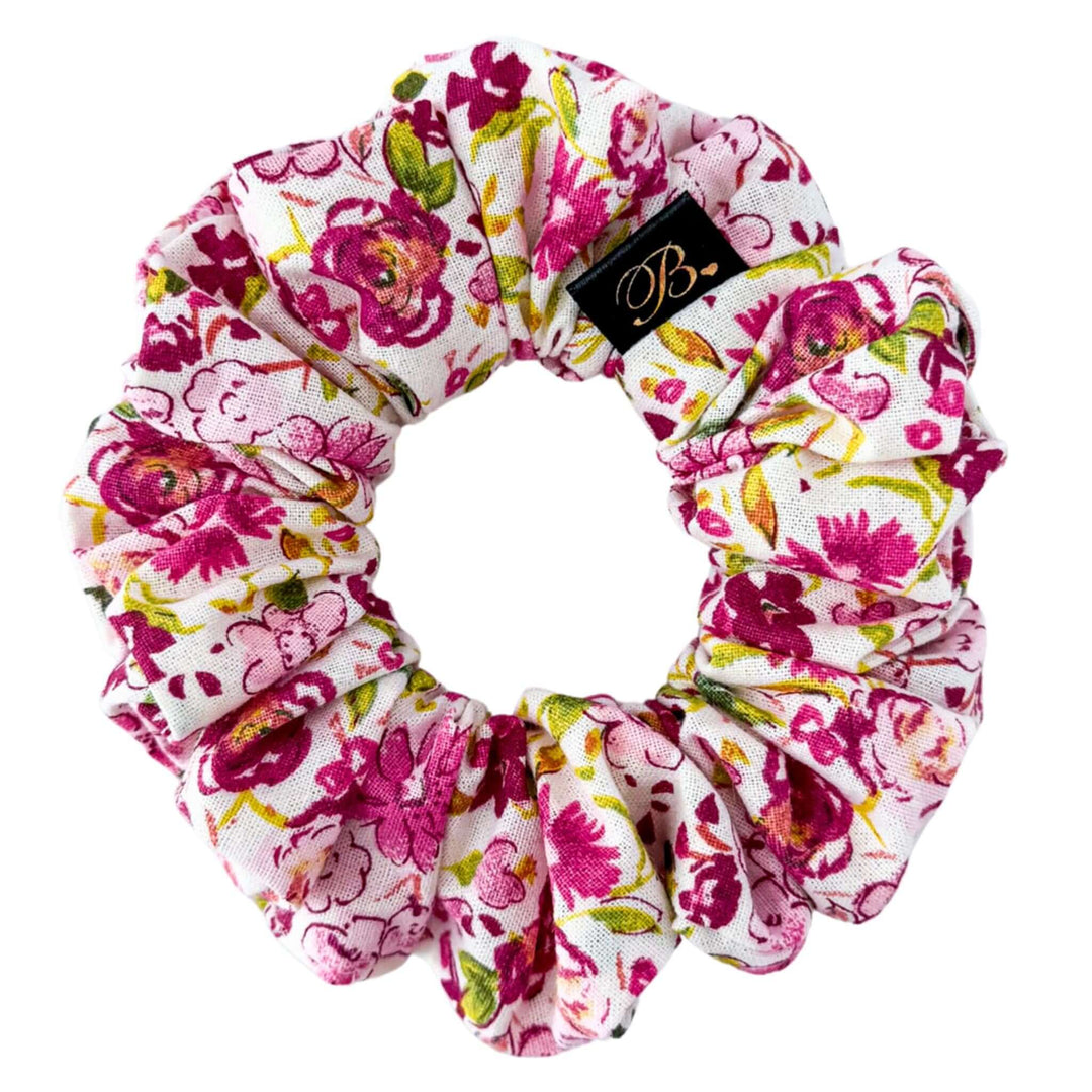Cotton Scrunchie in Garden Party