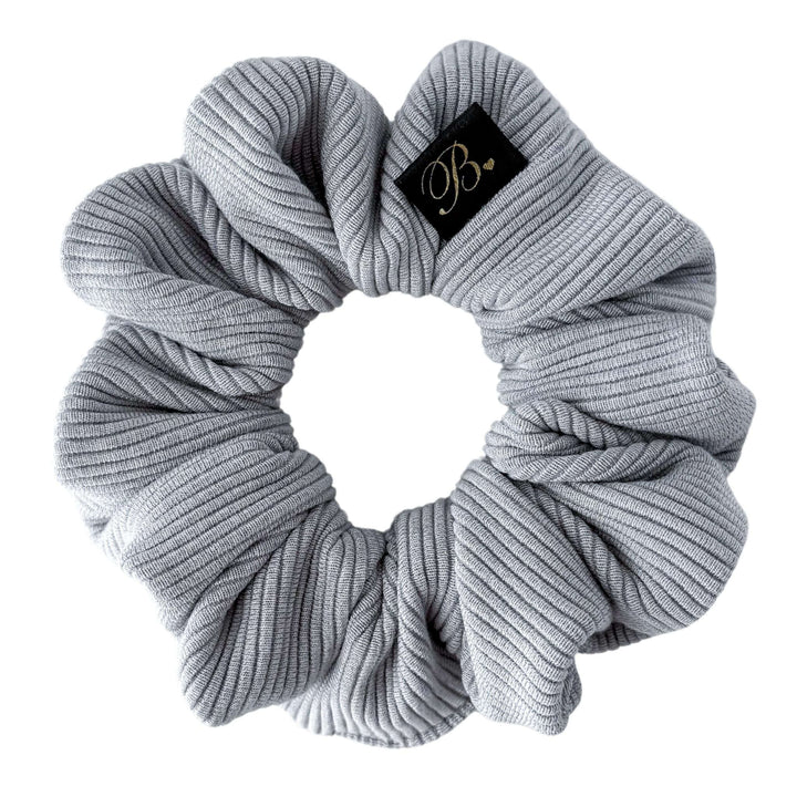 Ribbed Scrunchie in Stormy