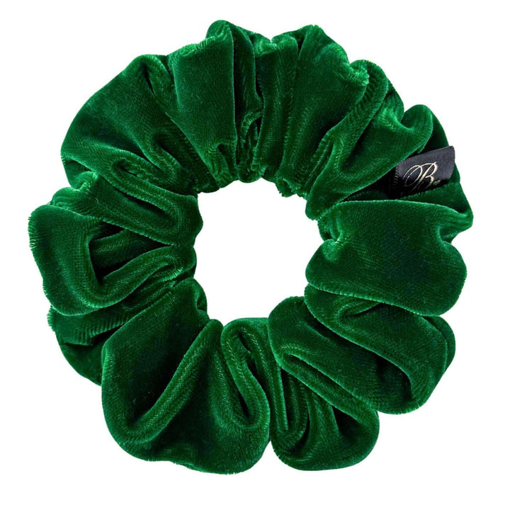 Microvelvet Scrunchie in Green Goddess