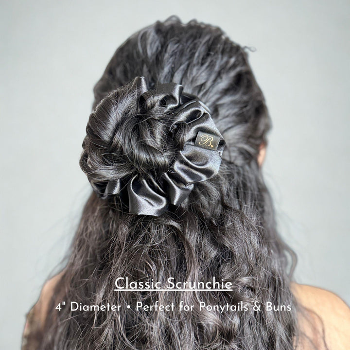 Pink Hair Claw & Satin Scrunchie Gift Hair Accessory Set for Women Bridesmaid Box Birthday Gift for Her Handmade Scrunchies Babe Claw Clip