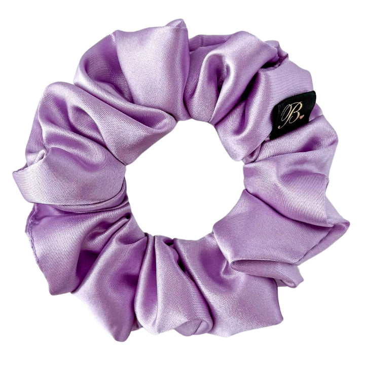 Satin Scrunchie in Lavender Haze