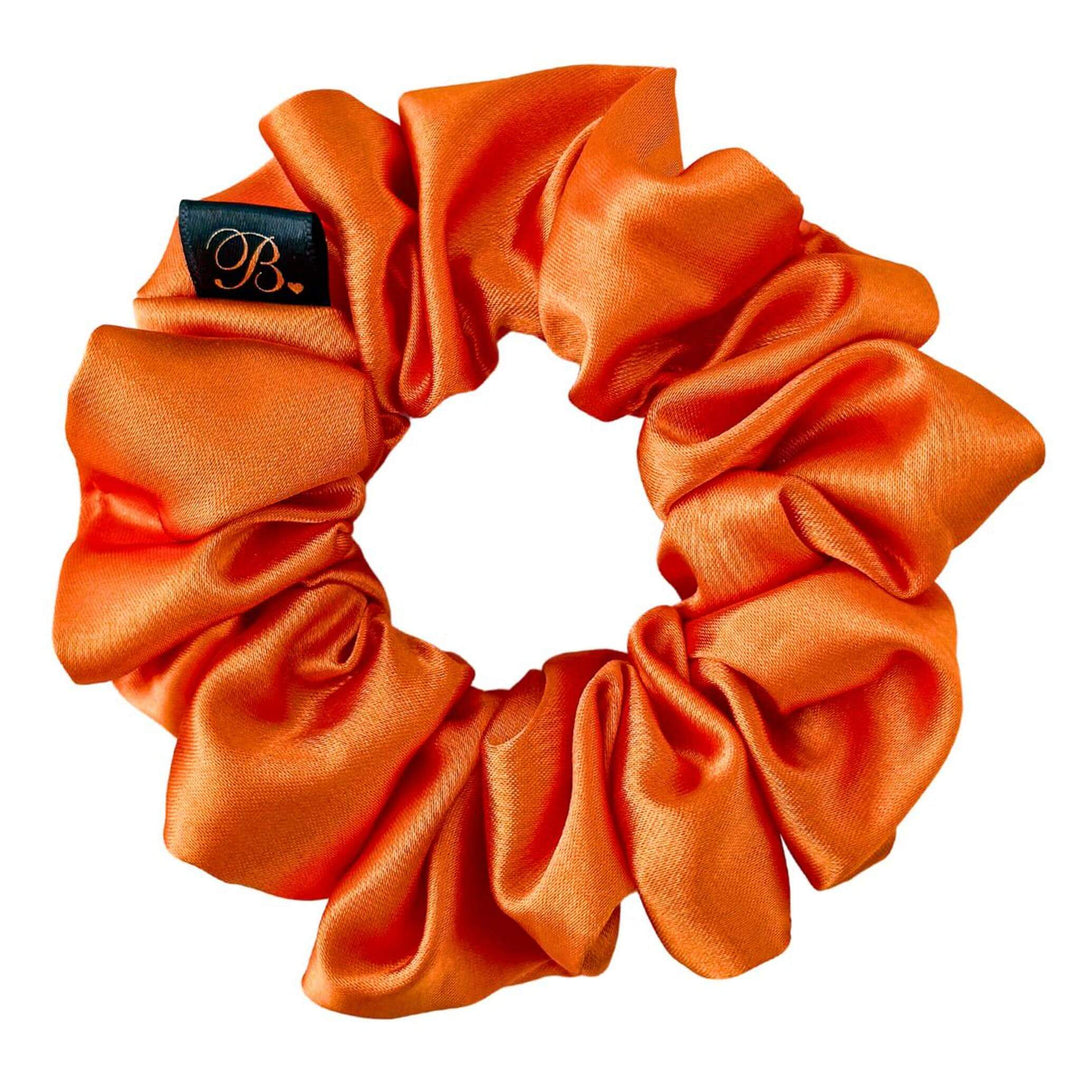 Satin Scrunchie in Clementine