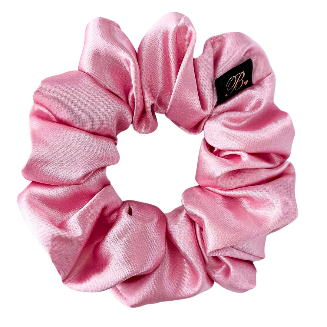 Satin Scrunchie in Pretty in Pink