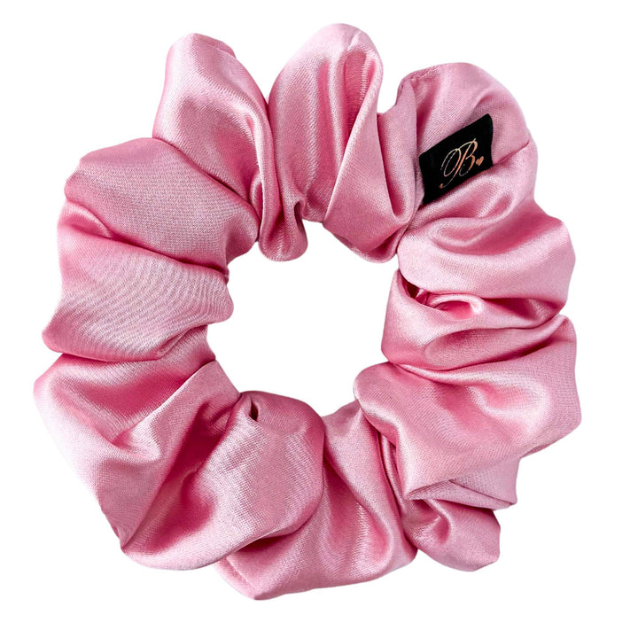 Satin Scrunchie in Pretty in Pink
