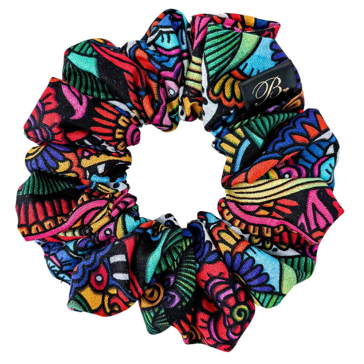 Cotton Scrunchie in Flor Bonita