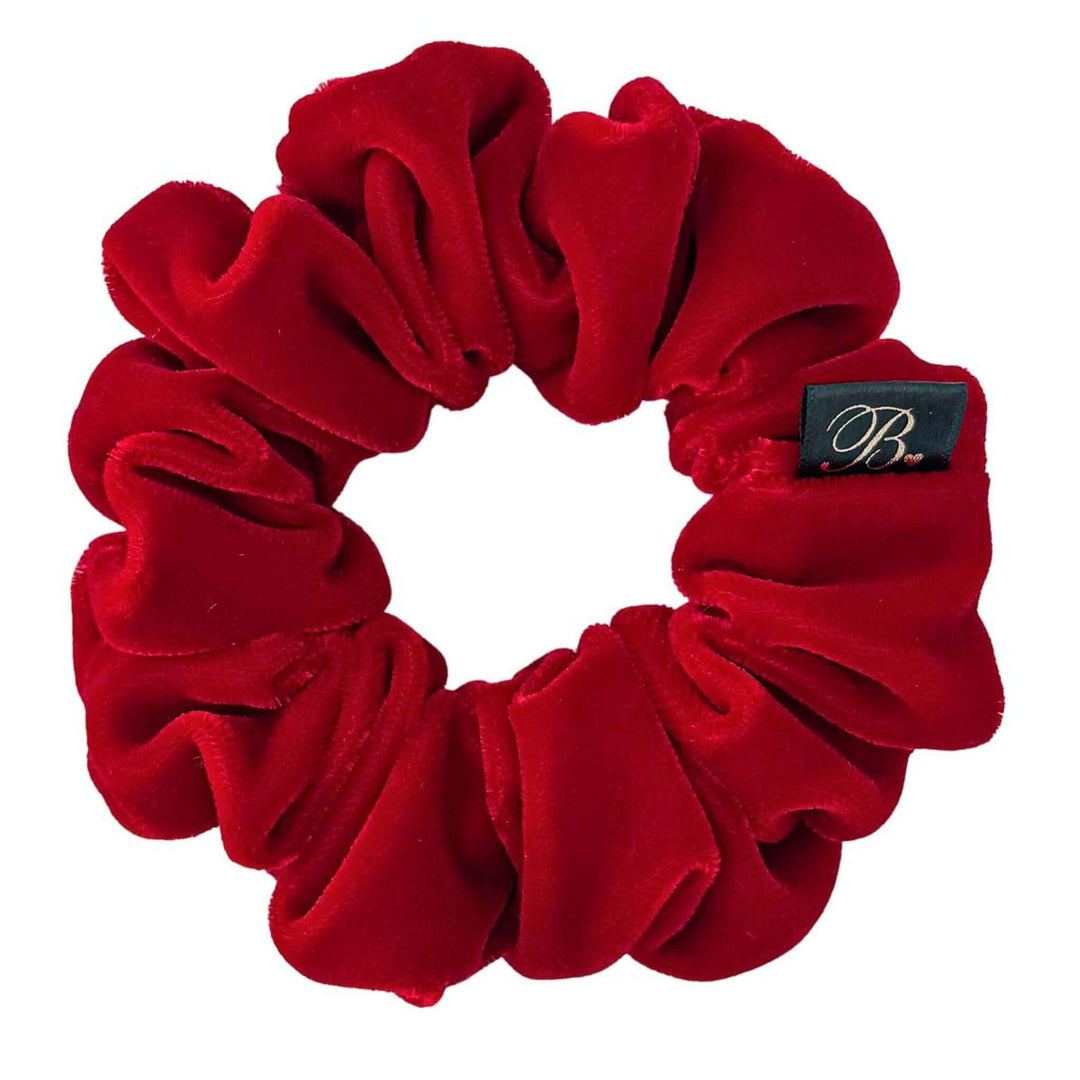 Microvelvet Scrunchie in Scarlet