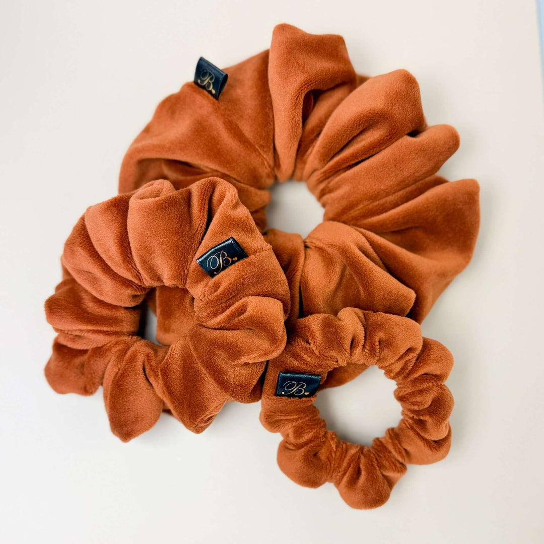 Velour Scrunchie in Spice
