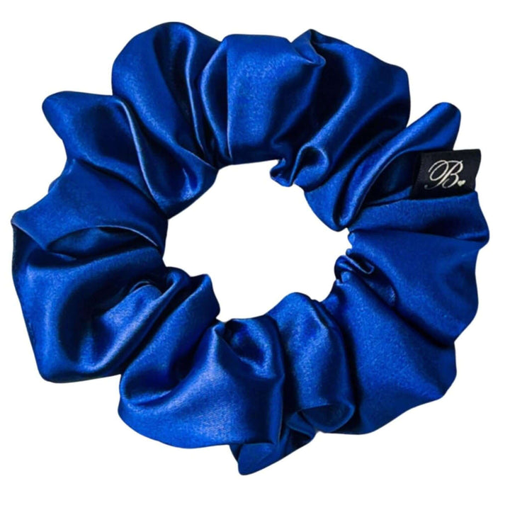 Satin Scrunchie in Sapphire