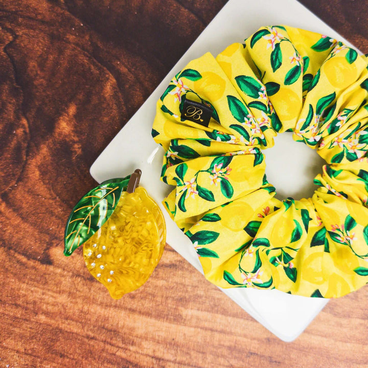 XL Cotton Scrunchie in Limoncello