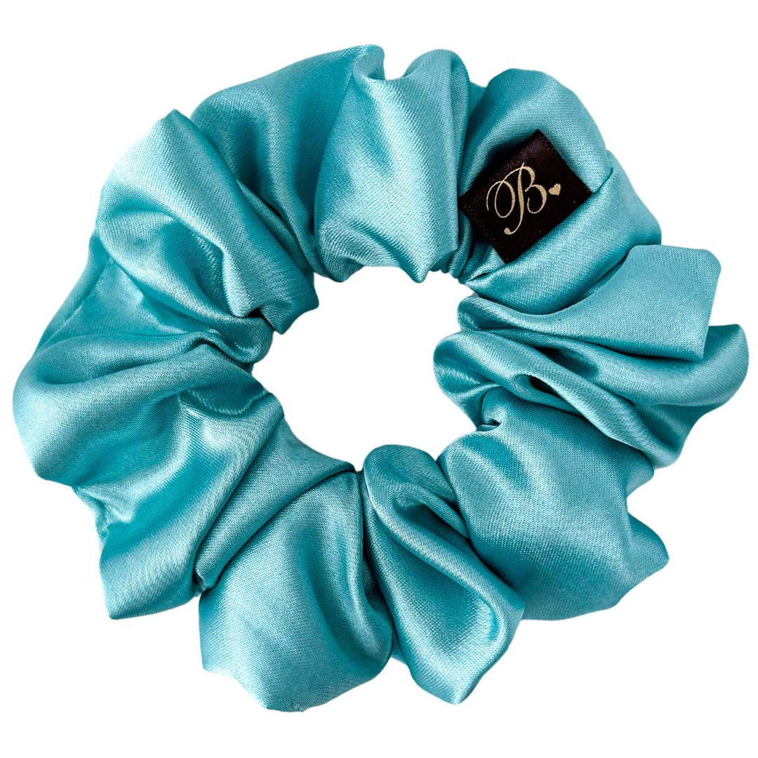 Satin Scrunchie in Tiffany