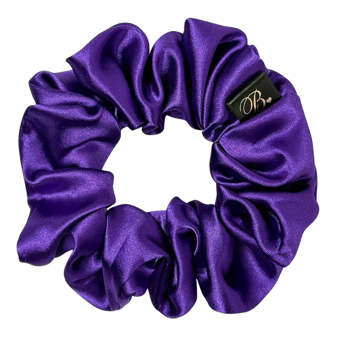 Satin Scrunchie in Violet