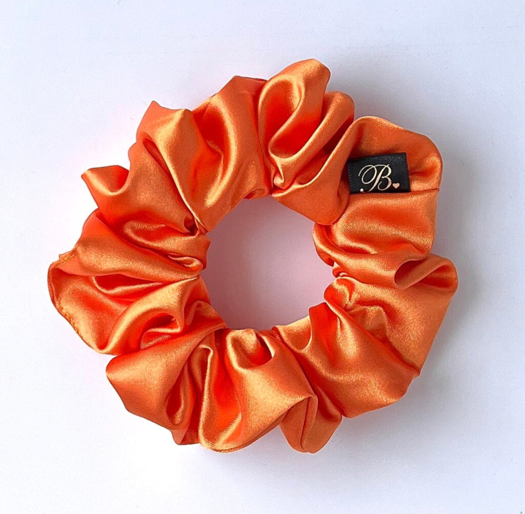 Clementine Silky Satin Scrunchie