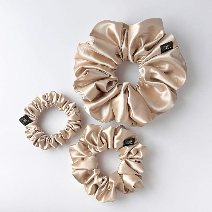 Champagne Mini Scrunchie