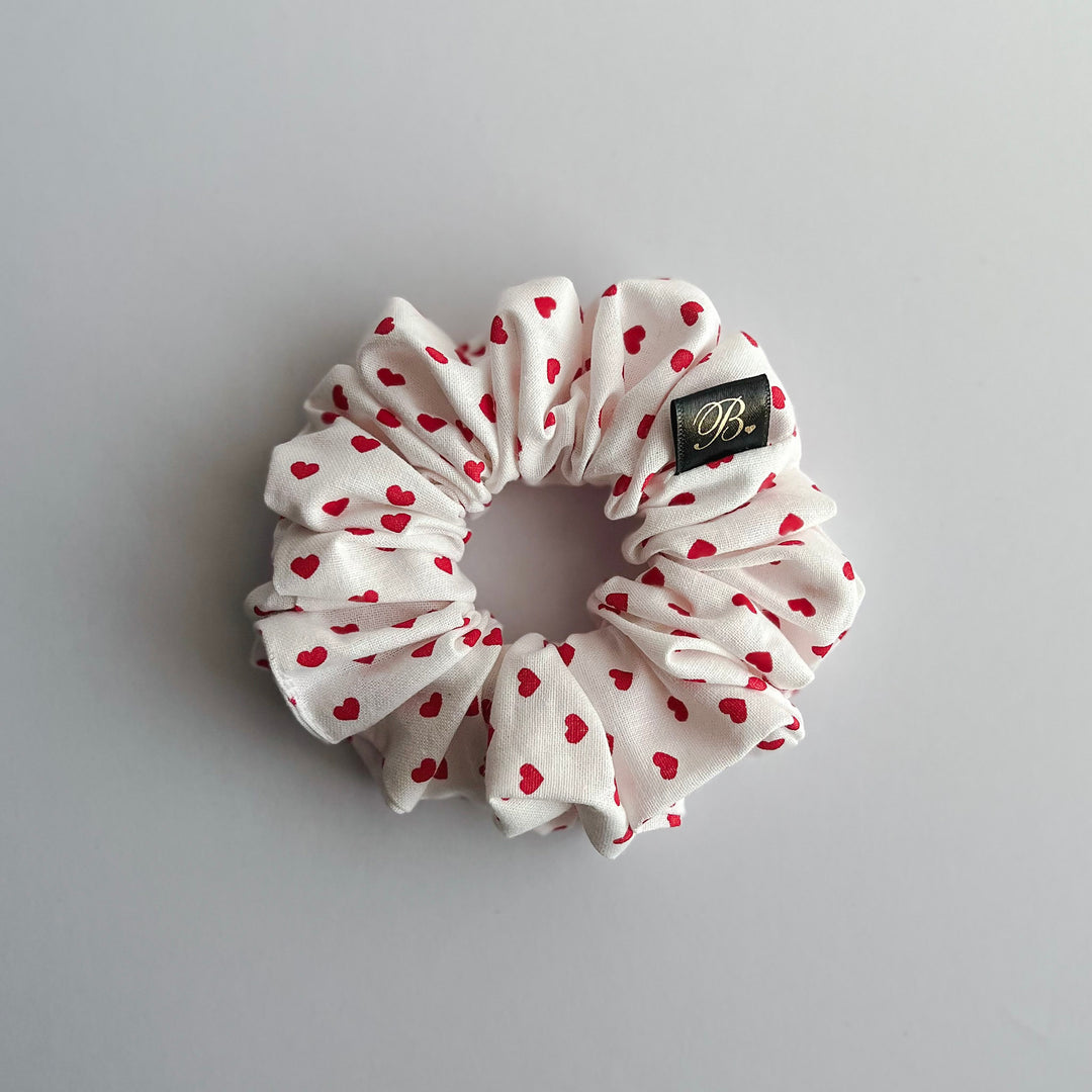 Classic Cotton Scrunchie - Dainty Heart