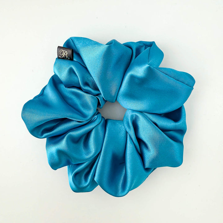 Ocean Silky Satin Scrunchie