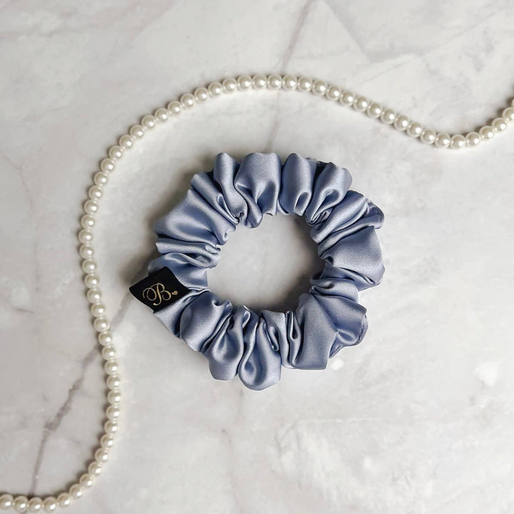 Celeste Satin Scrunchie