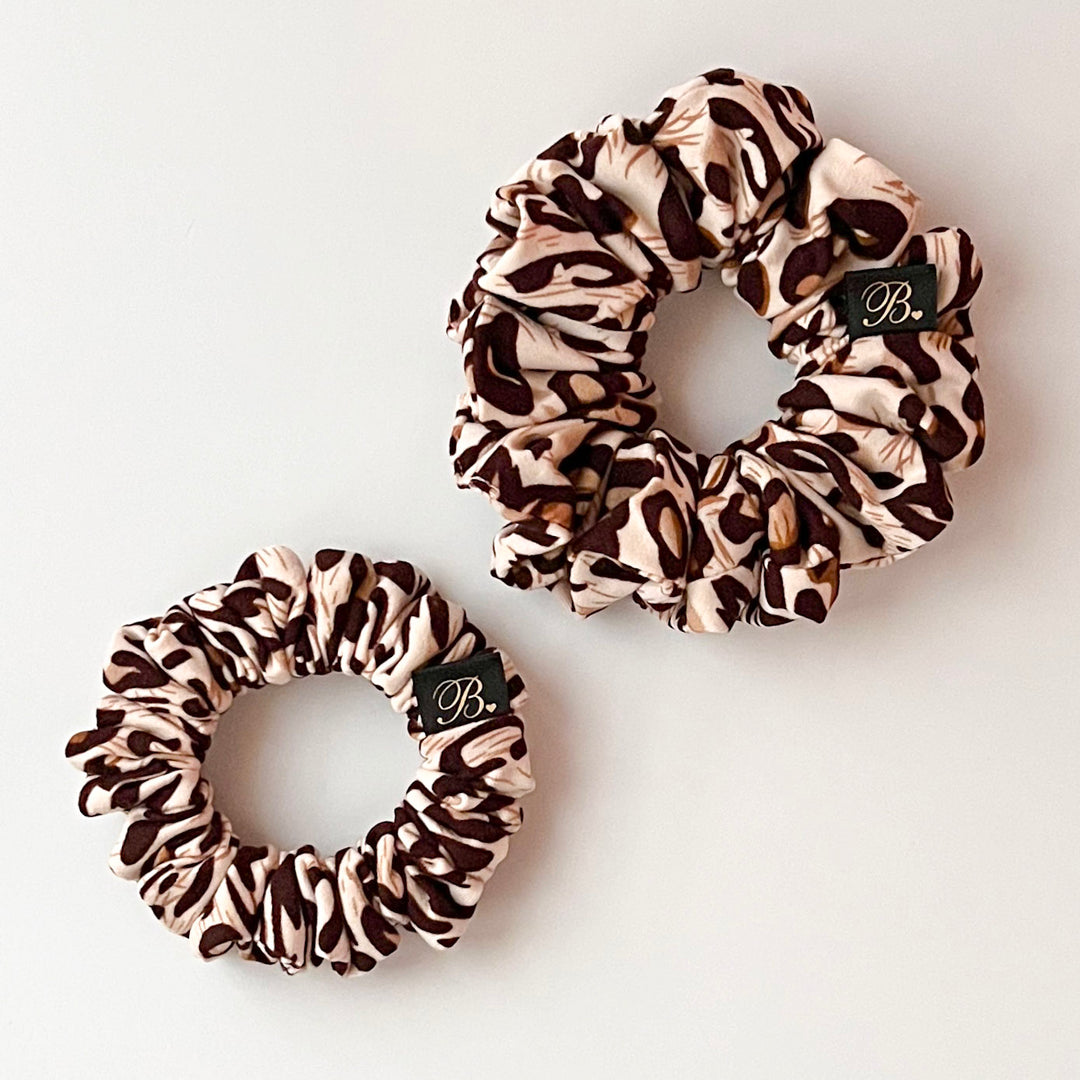 Leopard Mini Performance Scrunchie