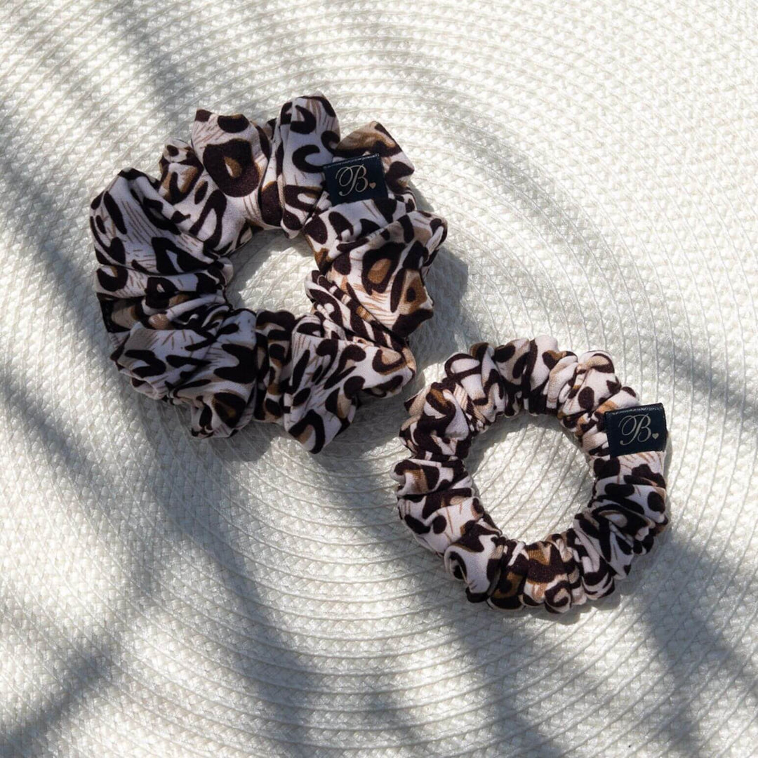 Leopard Mini Performance Scrunchie