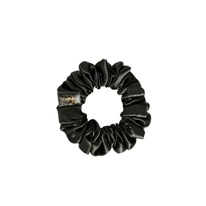 Jet Black Mini Scrunchie