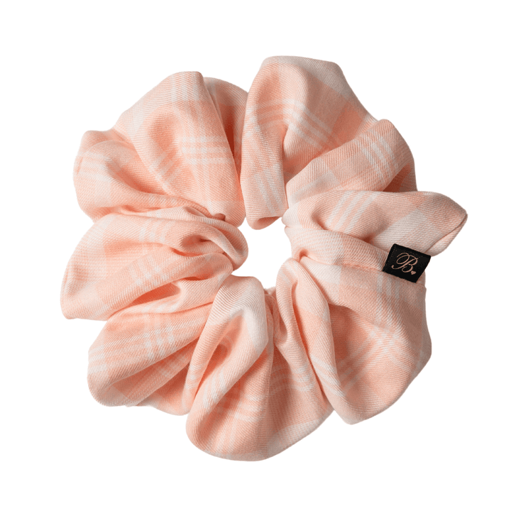 Blush Plaid XL Scrunchie